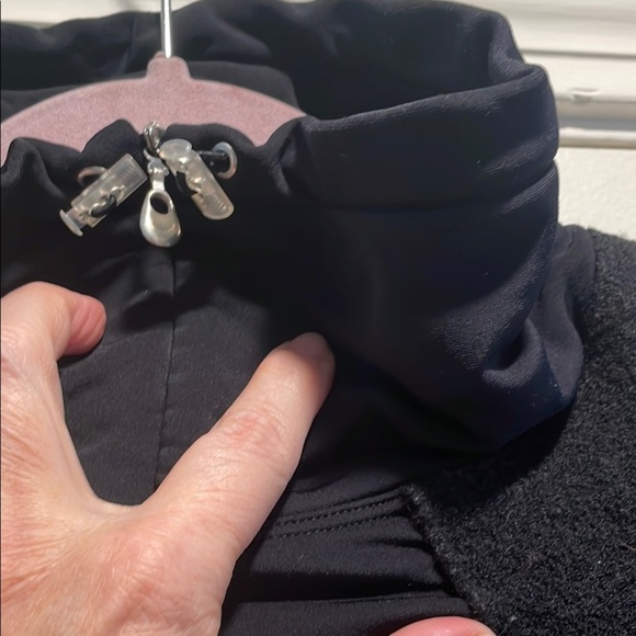 Motys Collection Black Mock Neck Long Sleeve Maxi Dress Textured Design Unique - Picture 3 of 14